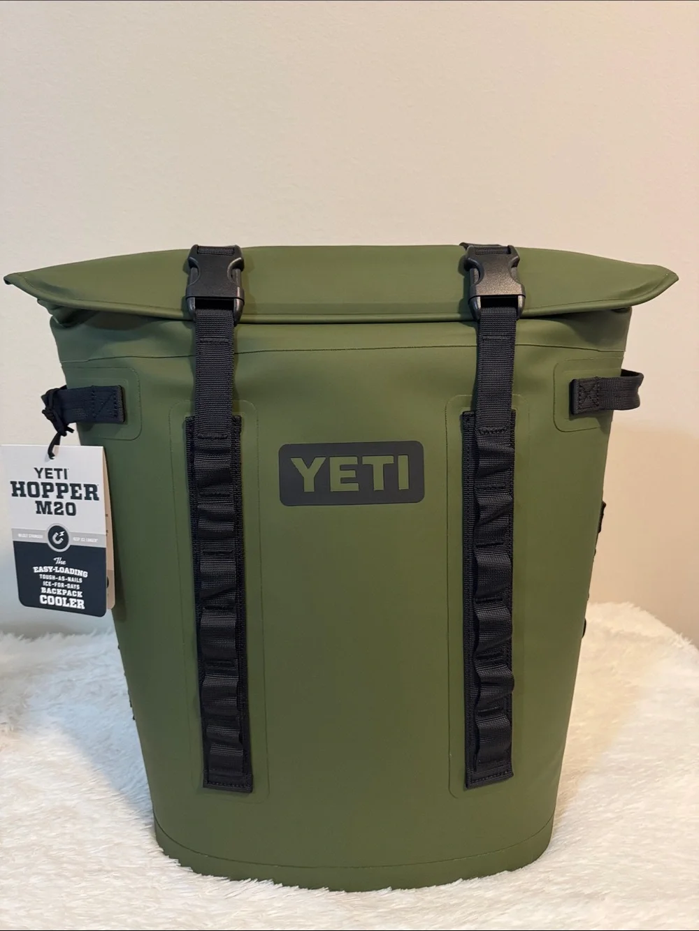 YETI Hopper M20 Soft Backpack Cooler - Color: Olive